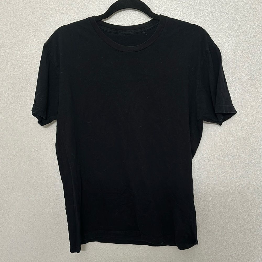 Plain Black Mens Tee
